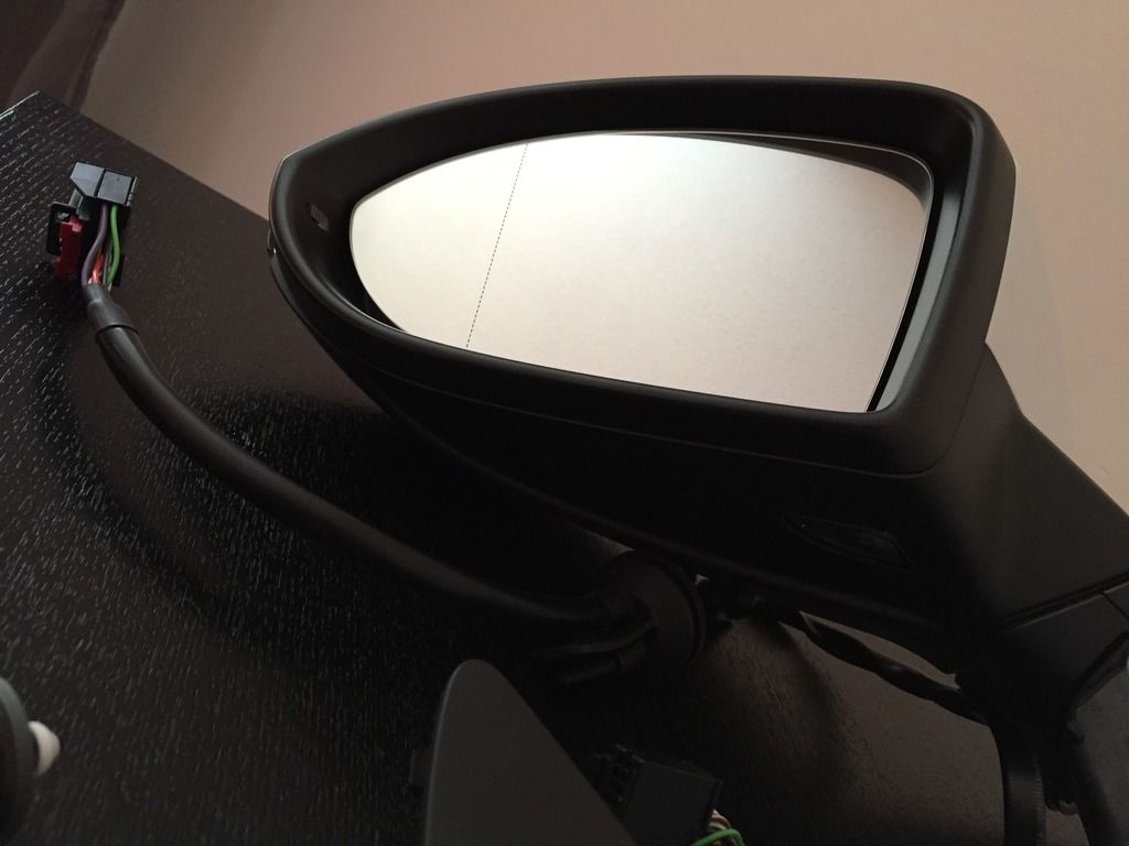 VW MK7 Golf Power Folding Mirrors WITH Puddle Lights! will fit Golf TSI TDI GTI R etc VW